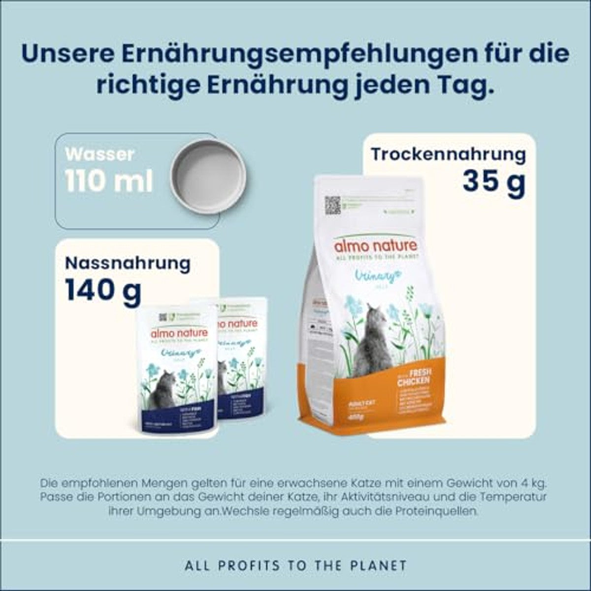 Almo Nature Urinary Help Kattenvoer met Vis 30 x 70 g - 3-pack