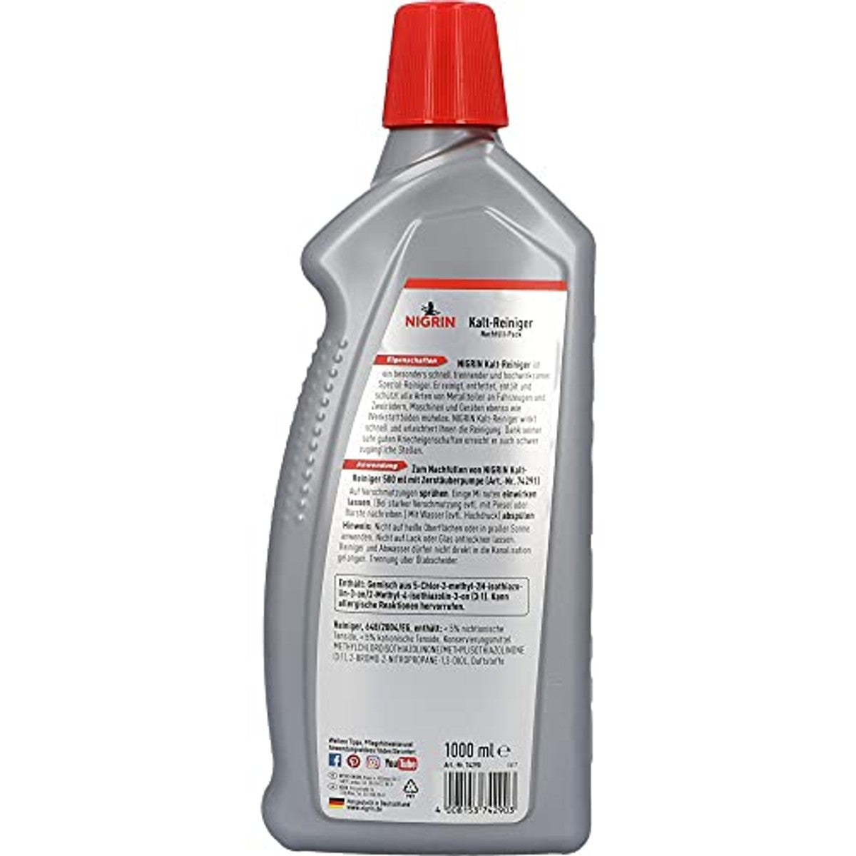 NIGRIN Koudereiniger navulfles 6 x 1000 ml - Voordeelverpakking – foto 4
