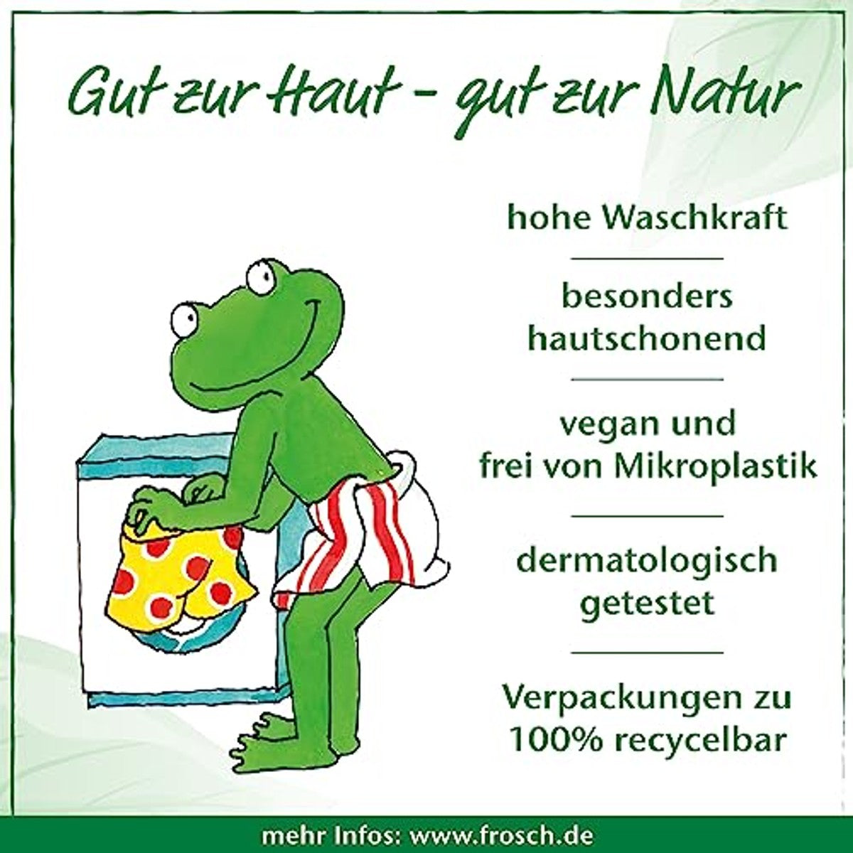 FROSCH Aloë Vera Sensitive Wasmiddel 1,5 l – FROSCH