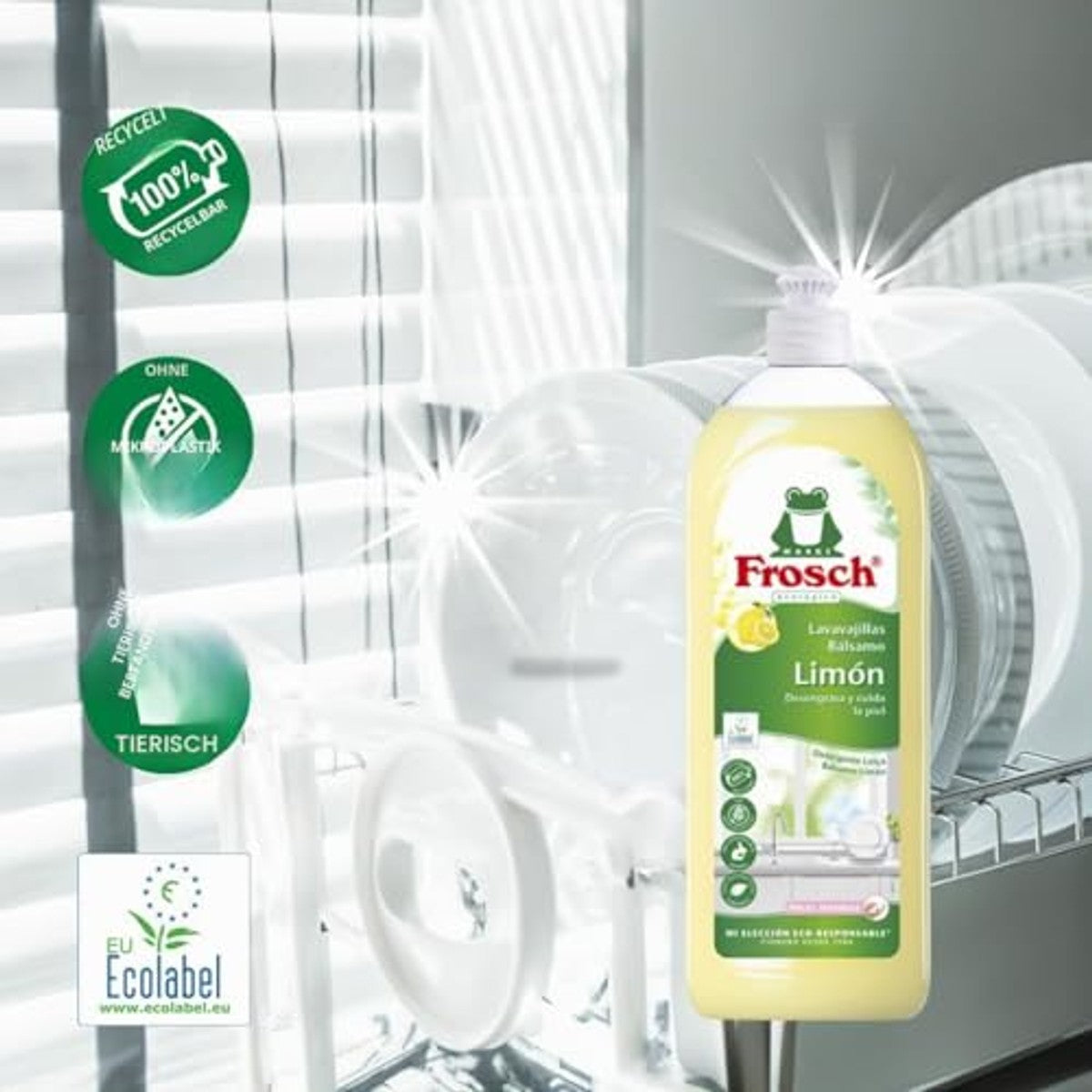 FROSCH Vaatwasser Citroen 3 x 750 ml - Voordeelverpakking