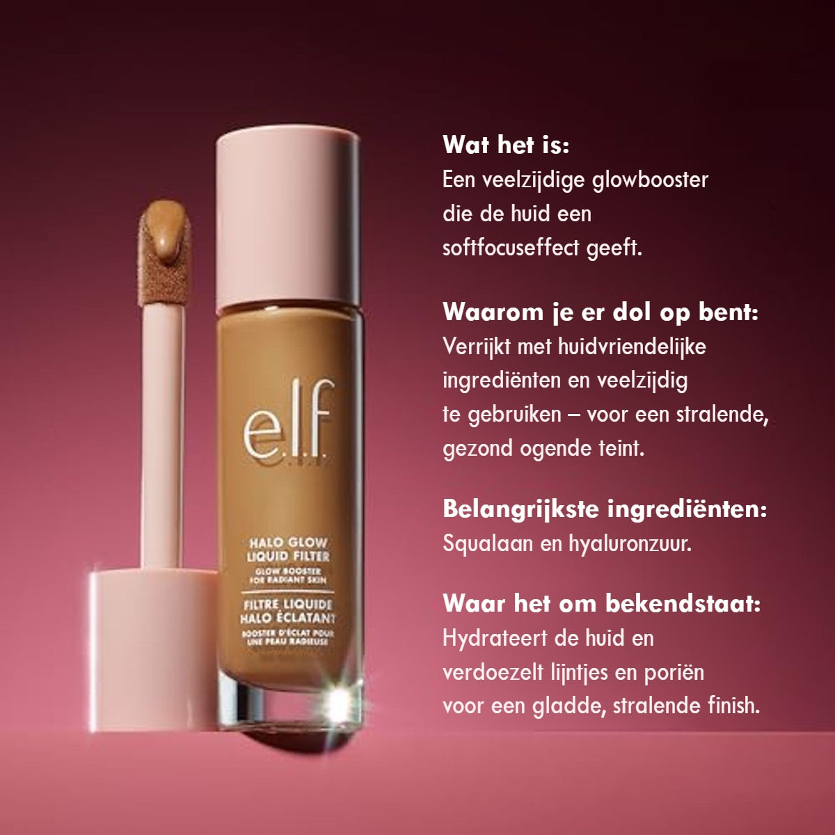 e.l.f. Halo Glow Liquid Filter 00 Fair - 6 stuks – foto 4