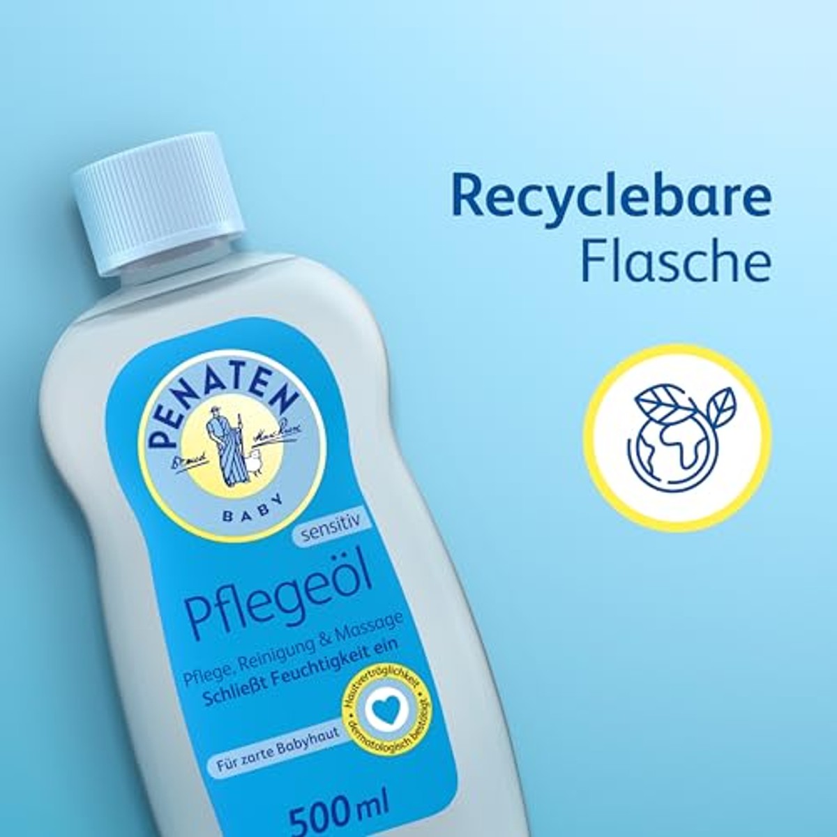 Penaten Verzorgende Olie Babyolie 3 x 500 ml - Voordeelverpakking