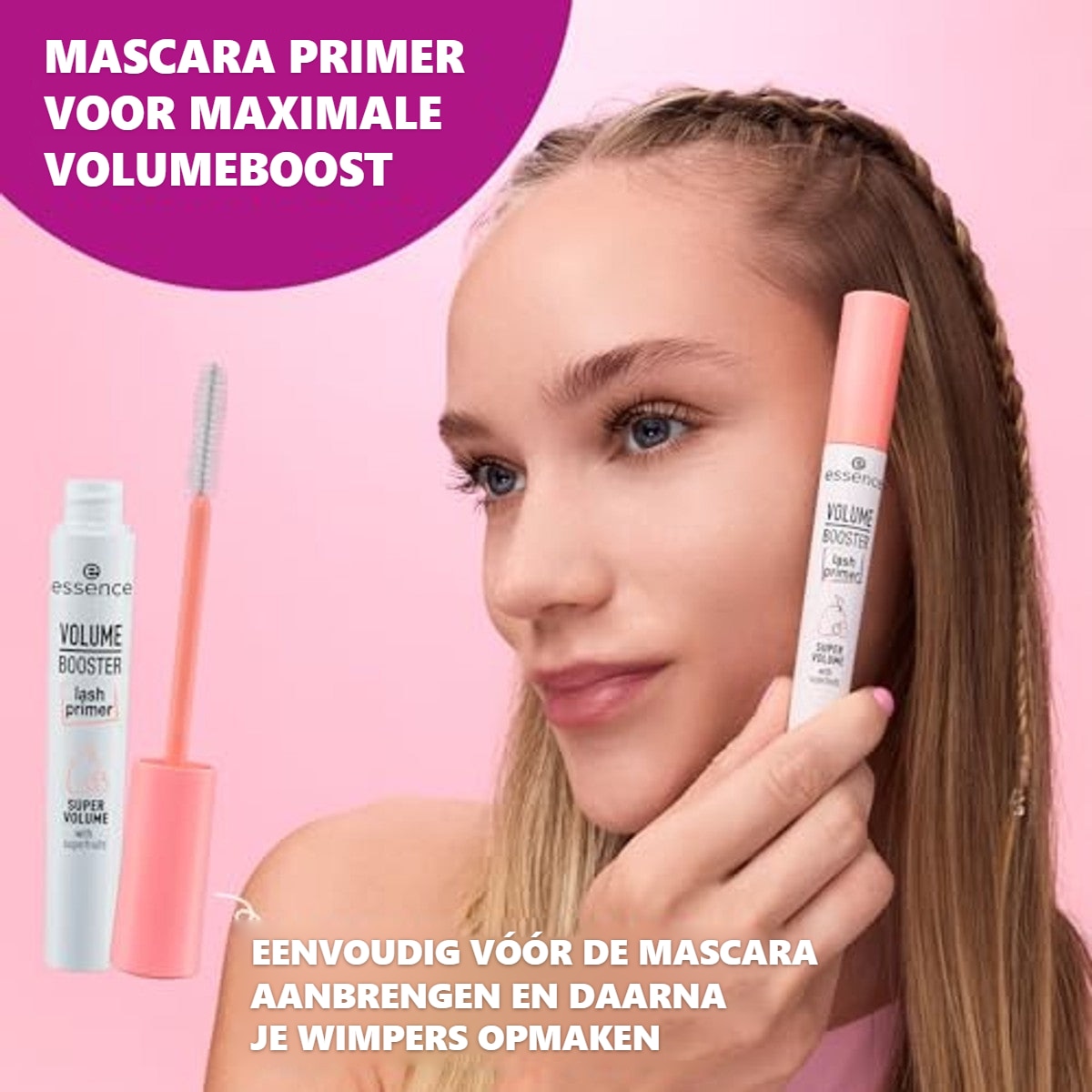 essence Volume Booster wimperprimer wit, 7 ml - 3-pack – foto 4