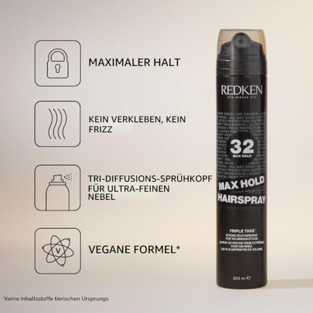 Redken Max Hold Haarspray Extra Sterke Fixatie 300 ml - 3-pack