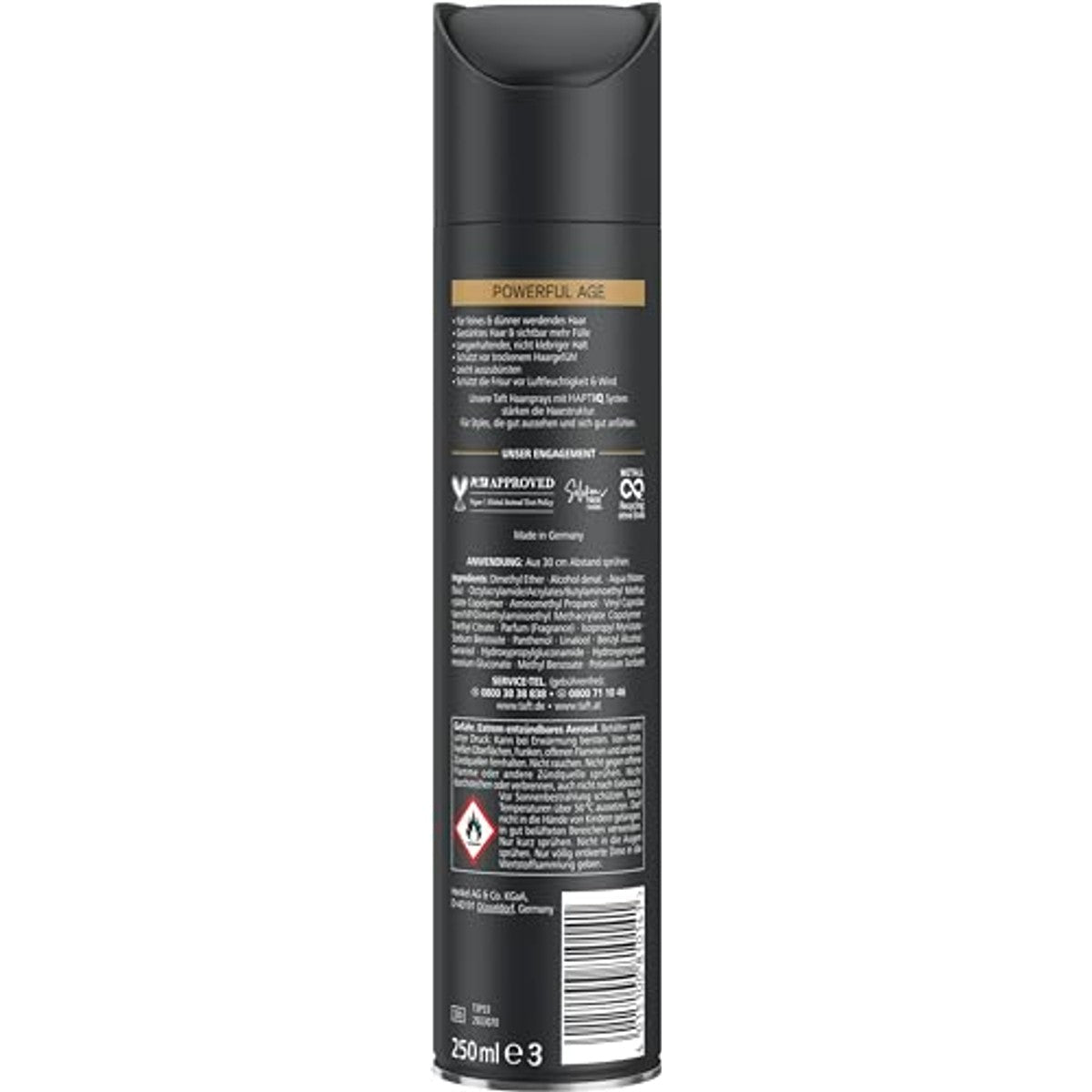 TAFT Powerful Age Haarspray 6 x 250 ml - Voordeelverpakking