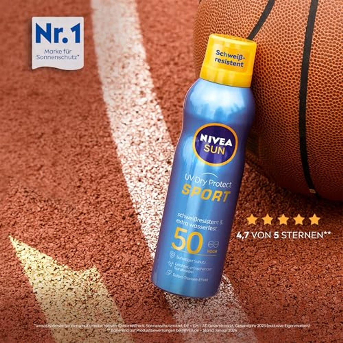 NIVEA Sun UV Dry Protect Zonnebrandspray SPF 50 200 ml – NIVEA