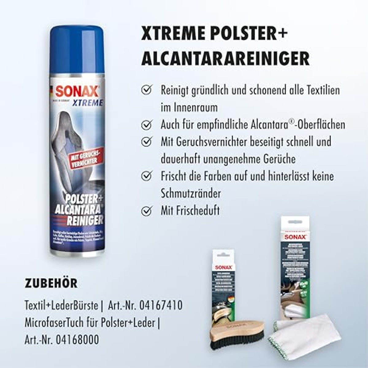 SONAX Xtreme Bekledingsreiniger 3 x 400 ml - Voordeelverpakking