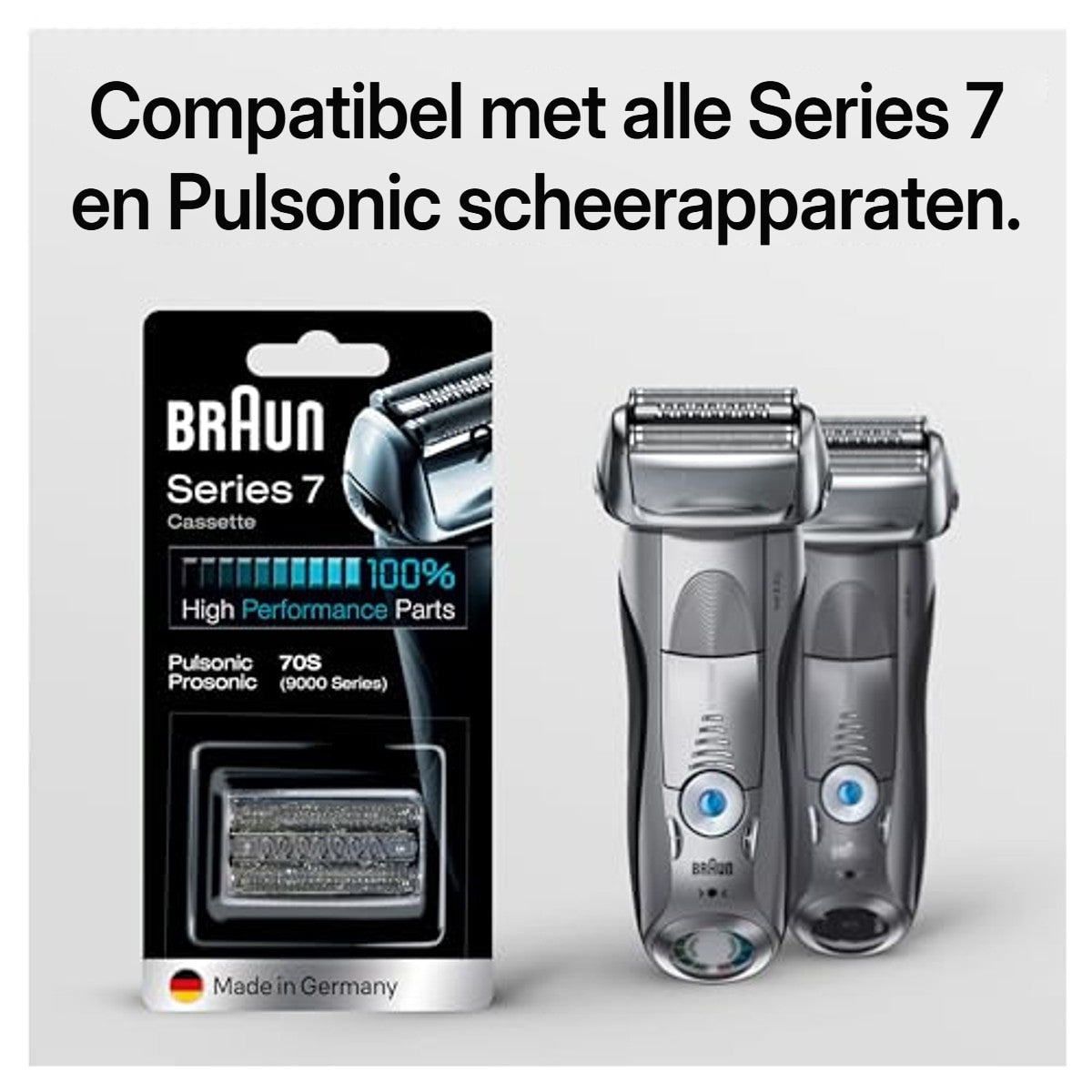 Braun Series 7 70S Scheercassette voor Scheerapparaat Zilver - 6-pack – foto 4