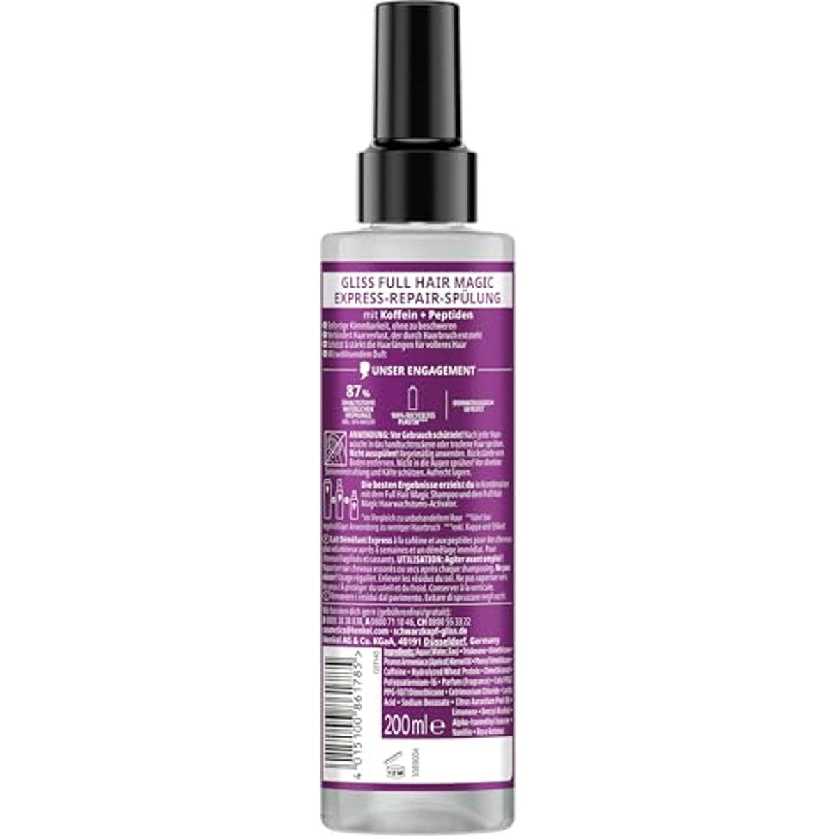 Gliss Kur Full Hair Magic Conditioner 6 x 200 ml - Voordeelverpakking