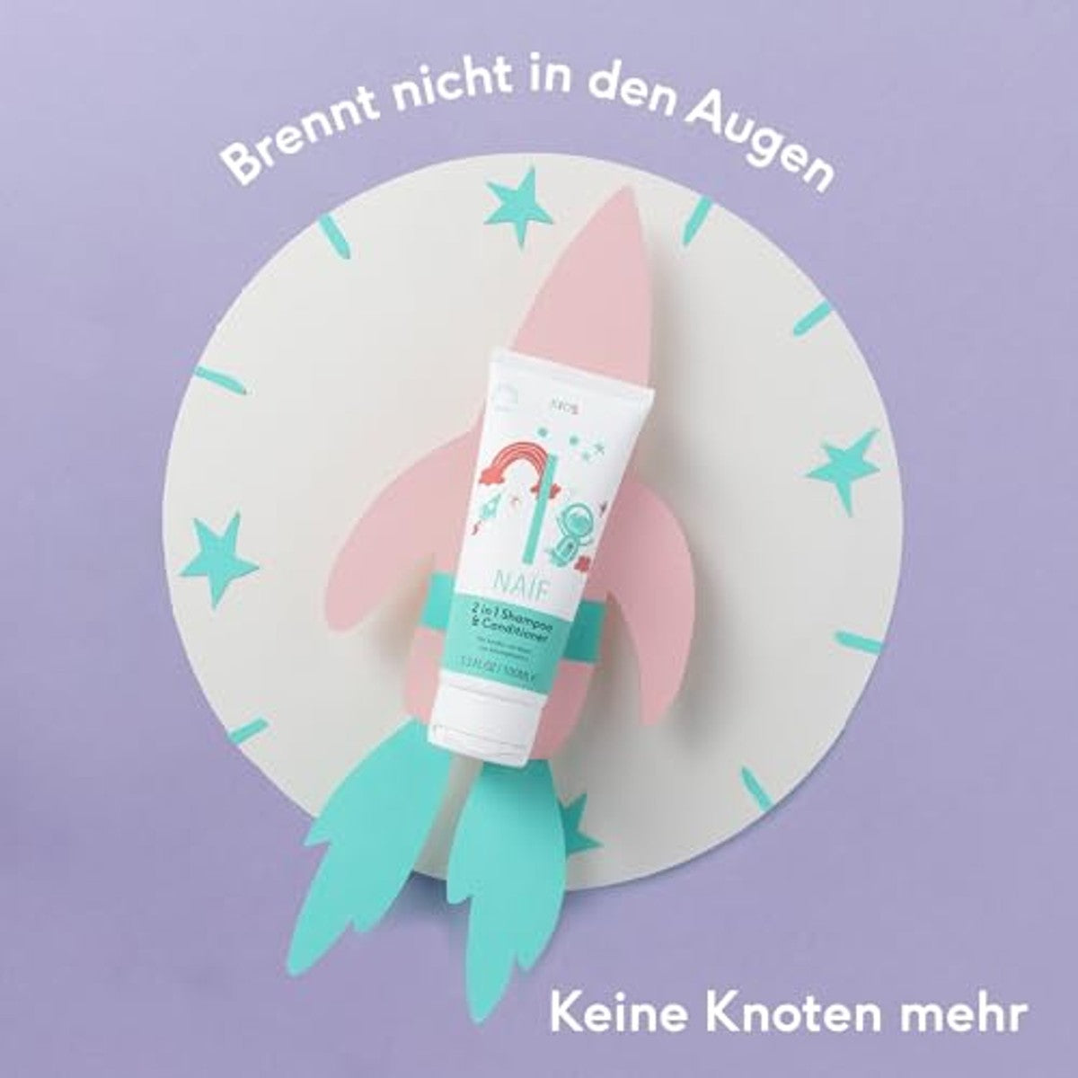 Naïf 2-in-1 kindershampoo & spoeling 200 ml – Naïf