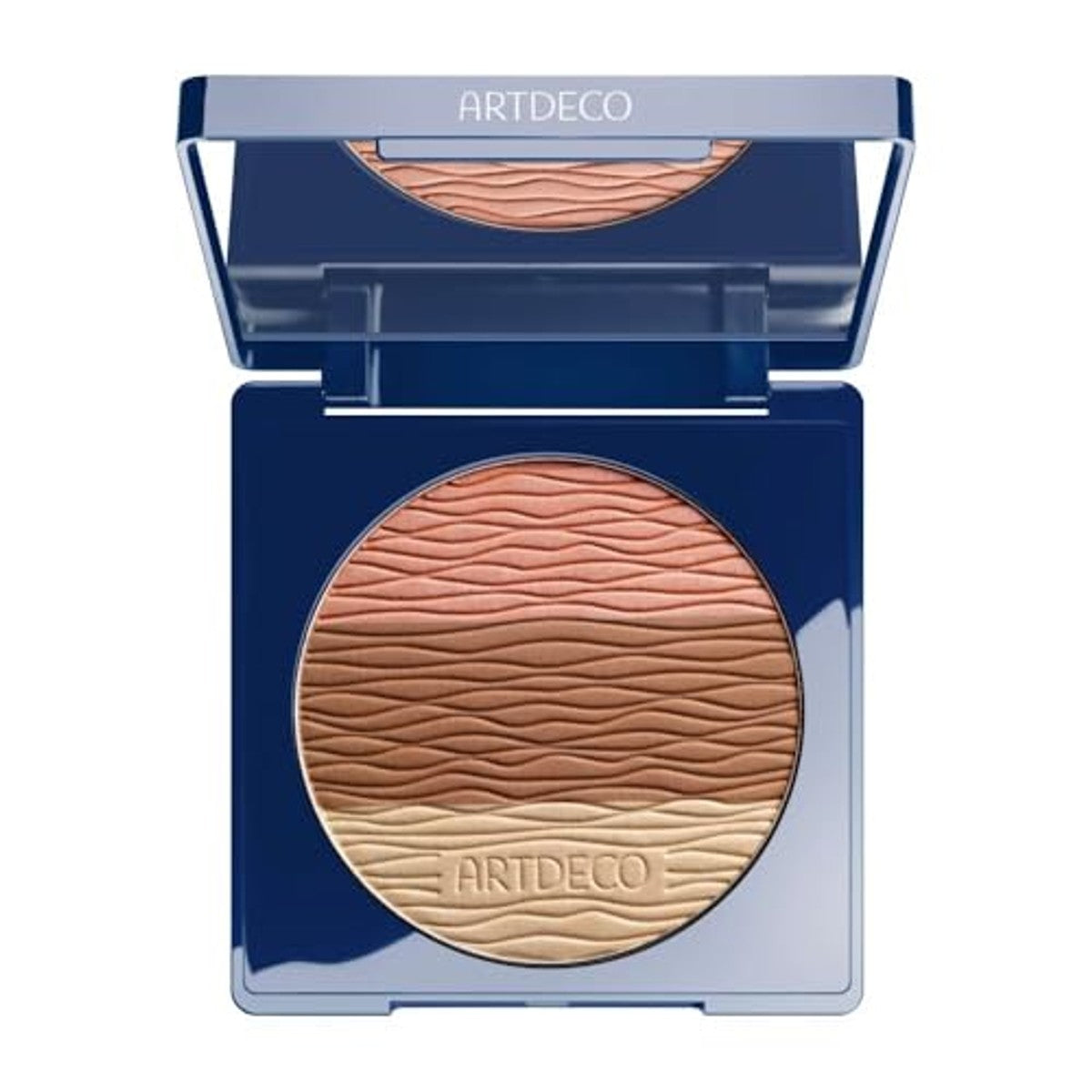 ARTDECO All Seasons Bronzing Powder | Driekleurige bronzer voor natuurlijk gebruinde teint, Limited Ocean Wave Design met langdurige afwerking, 13,5 g – Artdeco
