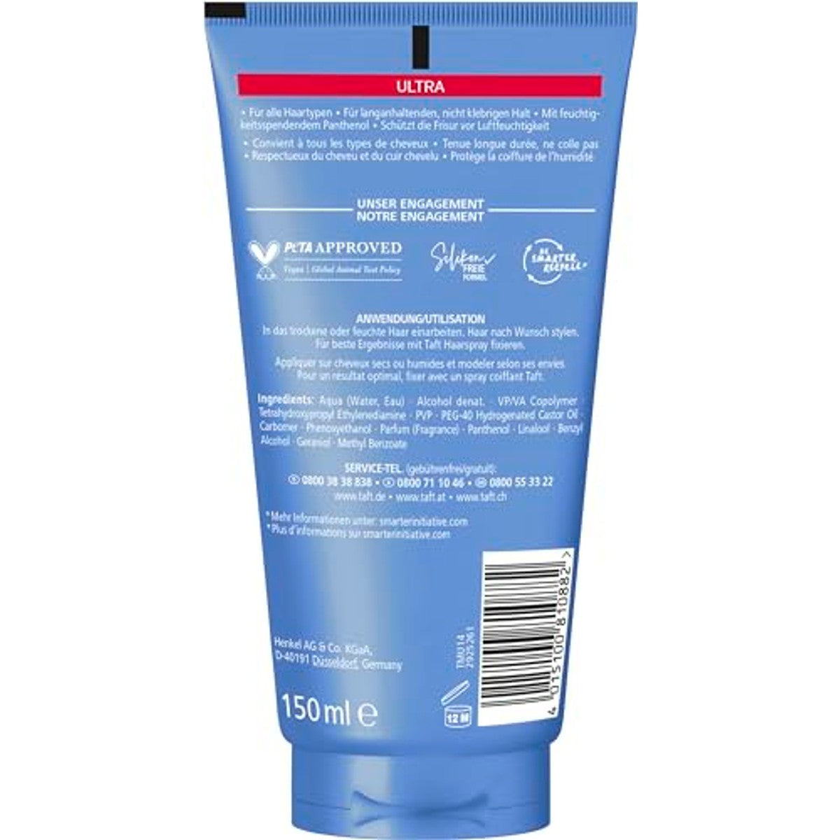 TAFT Gel Ultra Styling 150 ml – TAFT