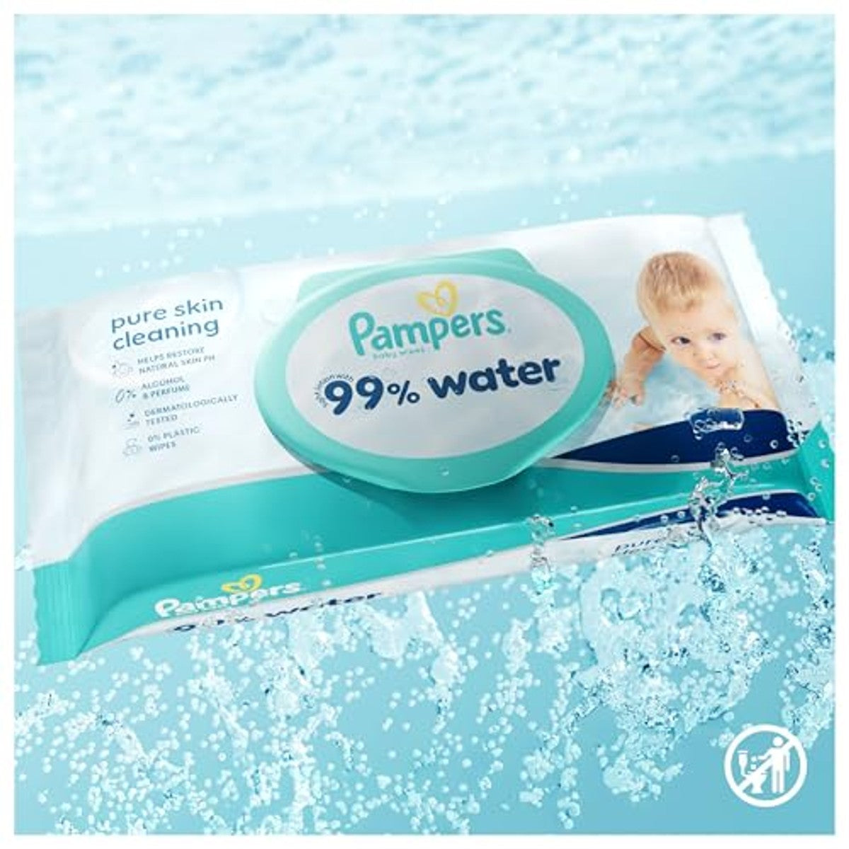 Pampers 99% Water babydoekjes 1080 stuks – Pampers