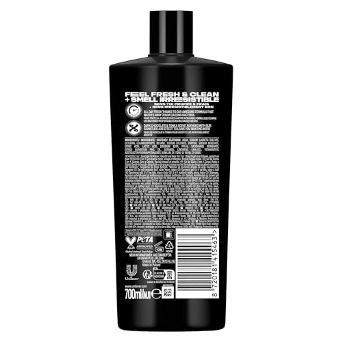 Axe Dark Temptation 3-in-1 douchegel & shampoo 3 x 700 ml - Voordeelverpakking