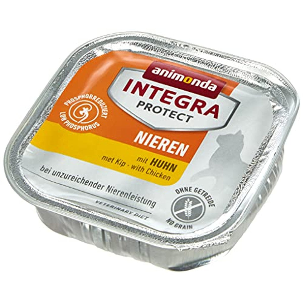 animonda Integra Protect Nierkatten, natvoer bij nierinsufficiëntie, met kip, 16 x 100 g & nieren katten, natvoer bij nierinsufficiëntie, met eend, 16 x 100 g – animonda INTEGRA PROTECT