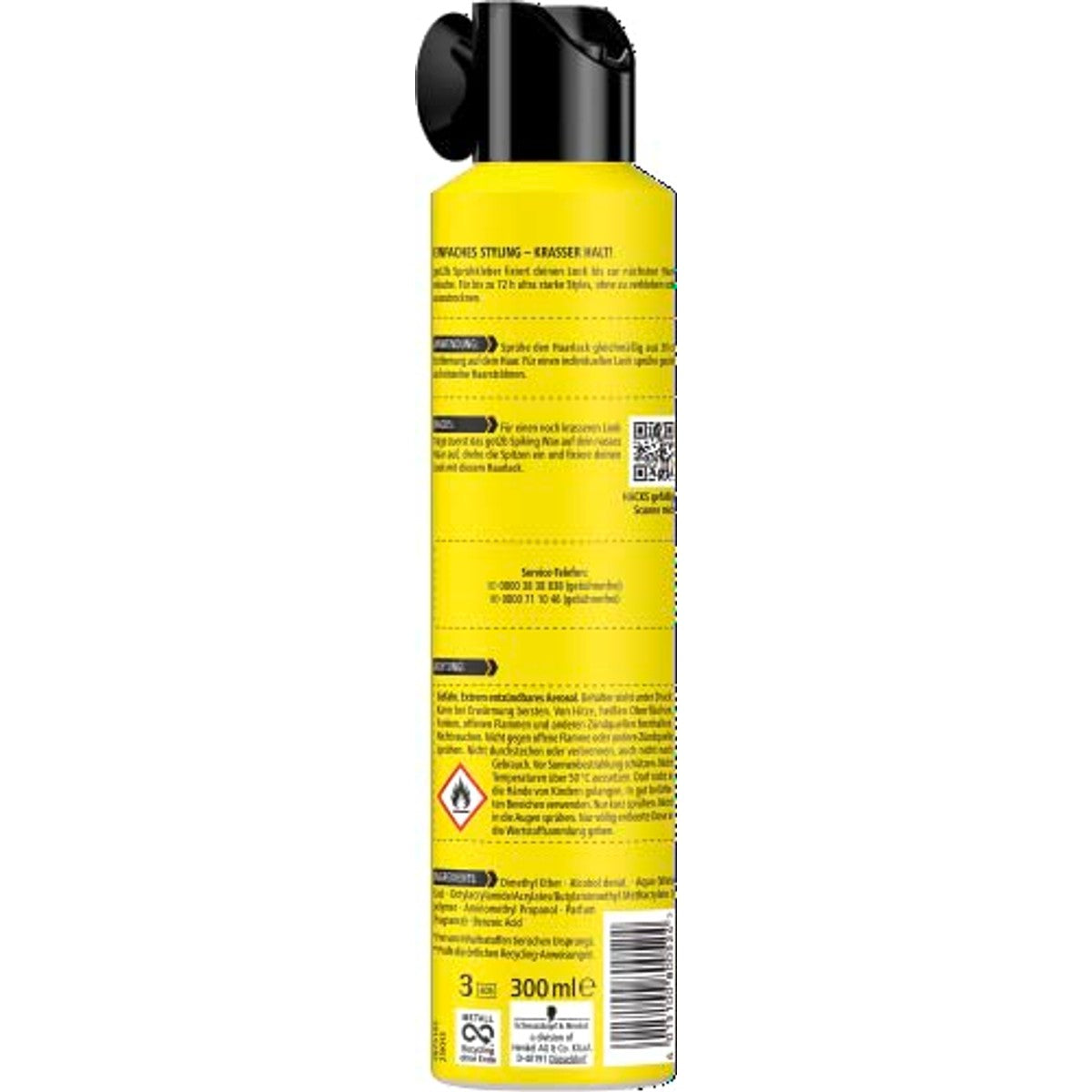 got2b Spuitlijm Freeze Haarlak Hold 6 3 x 300 ml - Voordeelverpakking