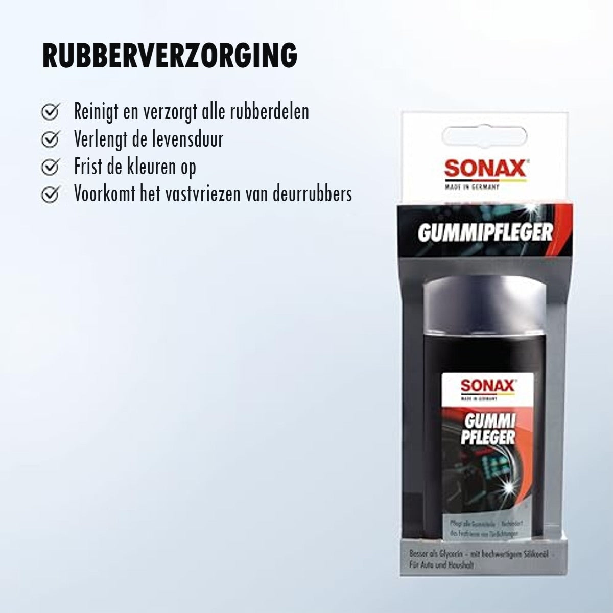 SONAX Rubberverzorging met sponsapplicator 100 ml – foto 4