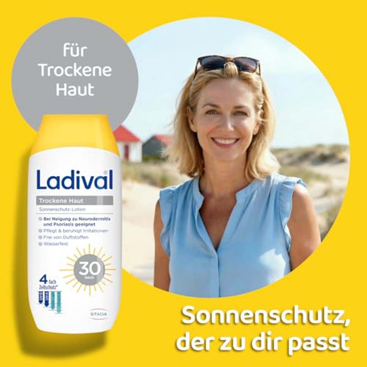 Ladival Zonnebrandlotion Droge Huid SPF 30, 200 ml – Ladival