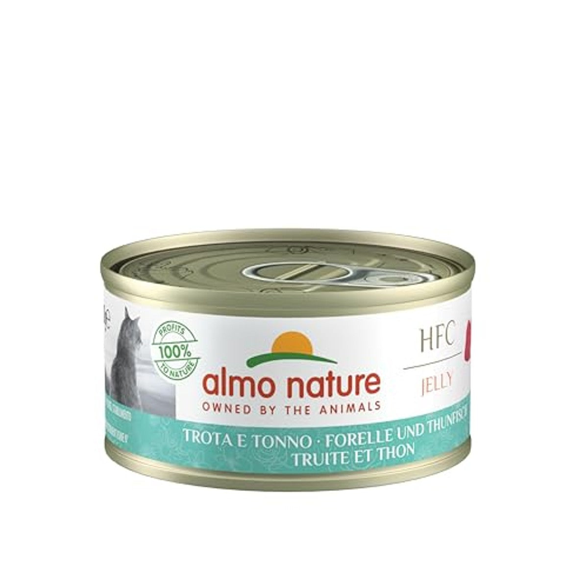 Almo Nature HFC Jelly Kattenvoer Forel en Tonijn 6 x 70 g - 3-pack