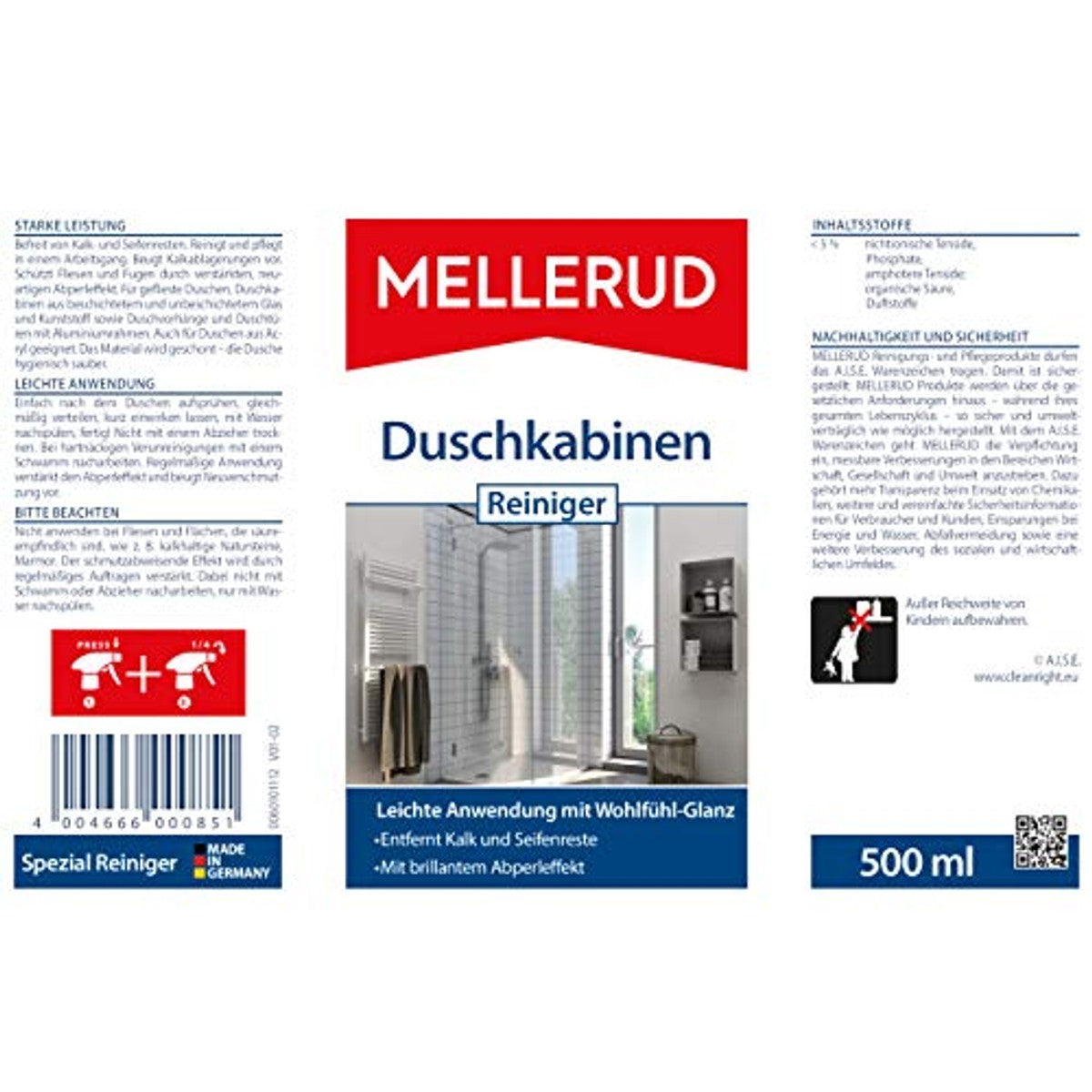 Mellerud Bad-reiniger 3 x 0,5 l - Voordeelverpakking
