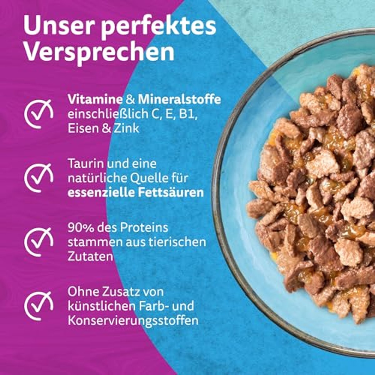 WHISKAS Ocean Delights Duo natvoer in gelei voor katten 12 x 85 g – whiskas
