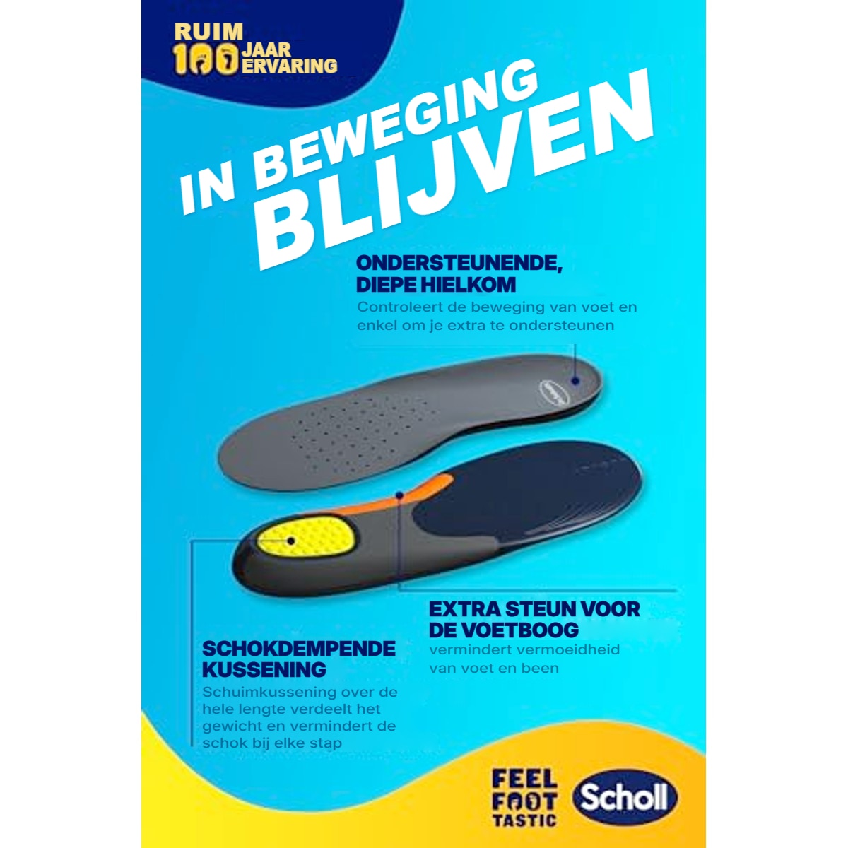 Dr. Scholl's Heavy Duty Support inlegzolen mannen maat 40-46,5 - 3-pack – foto 4