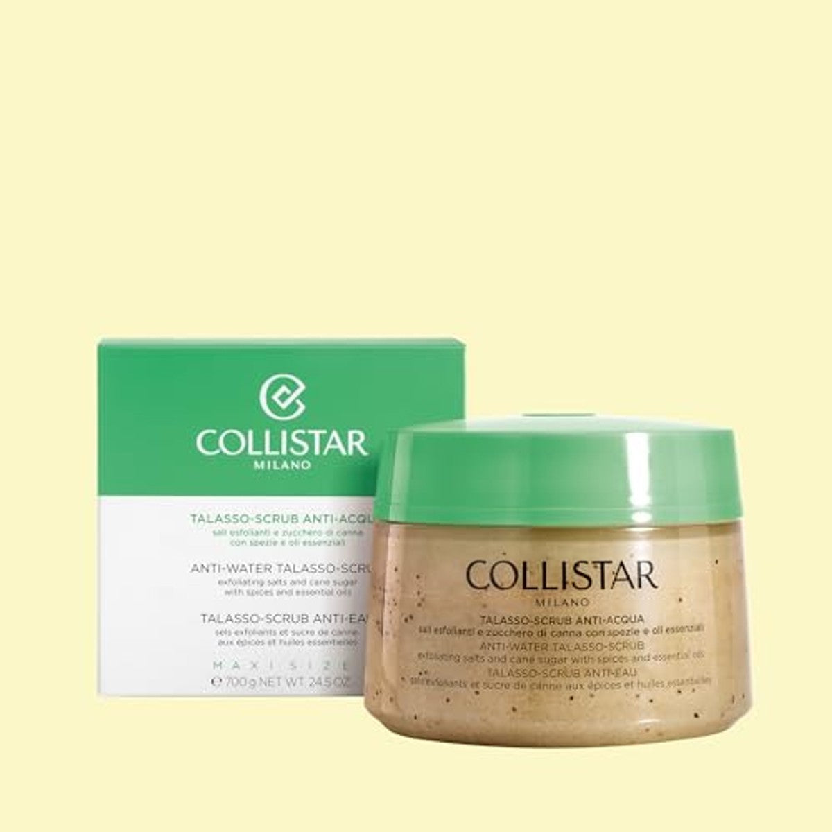 Collistar Thalasso Anti-Waterscrub Lichaamsscrub met Plantaardige Oliën 700 g - 3-pack