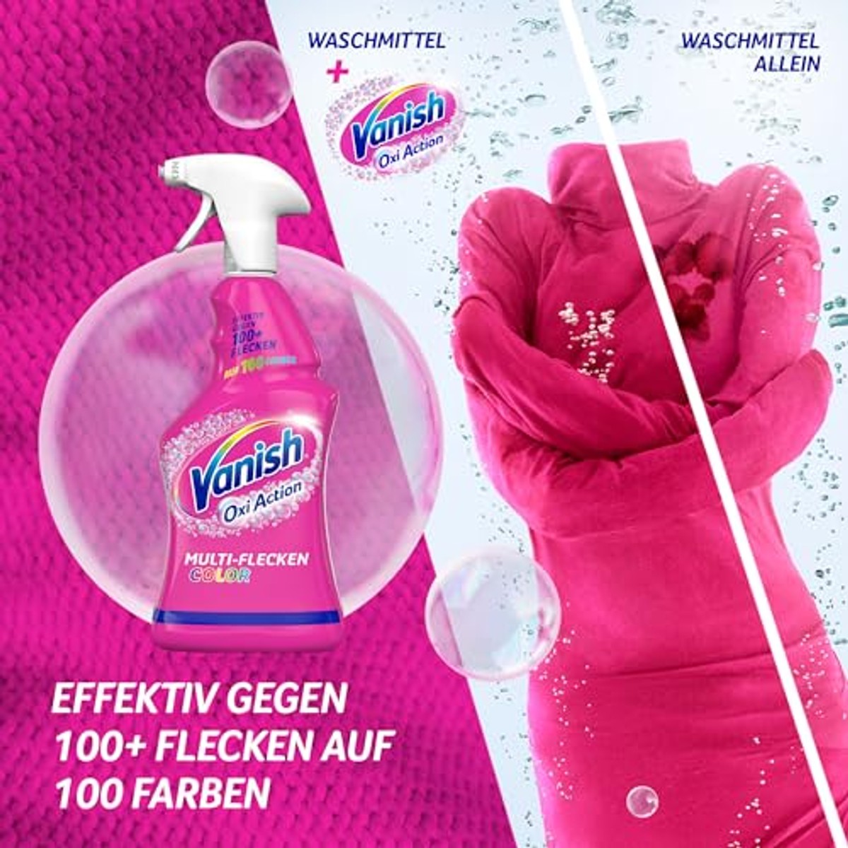 Vanish Oxi Action Color Voorwasspray 3 x 750 ml - Voordeelverpakking