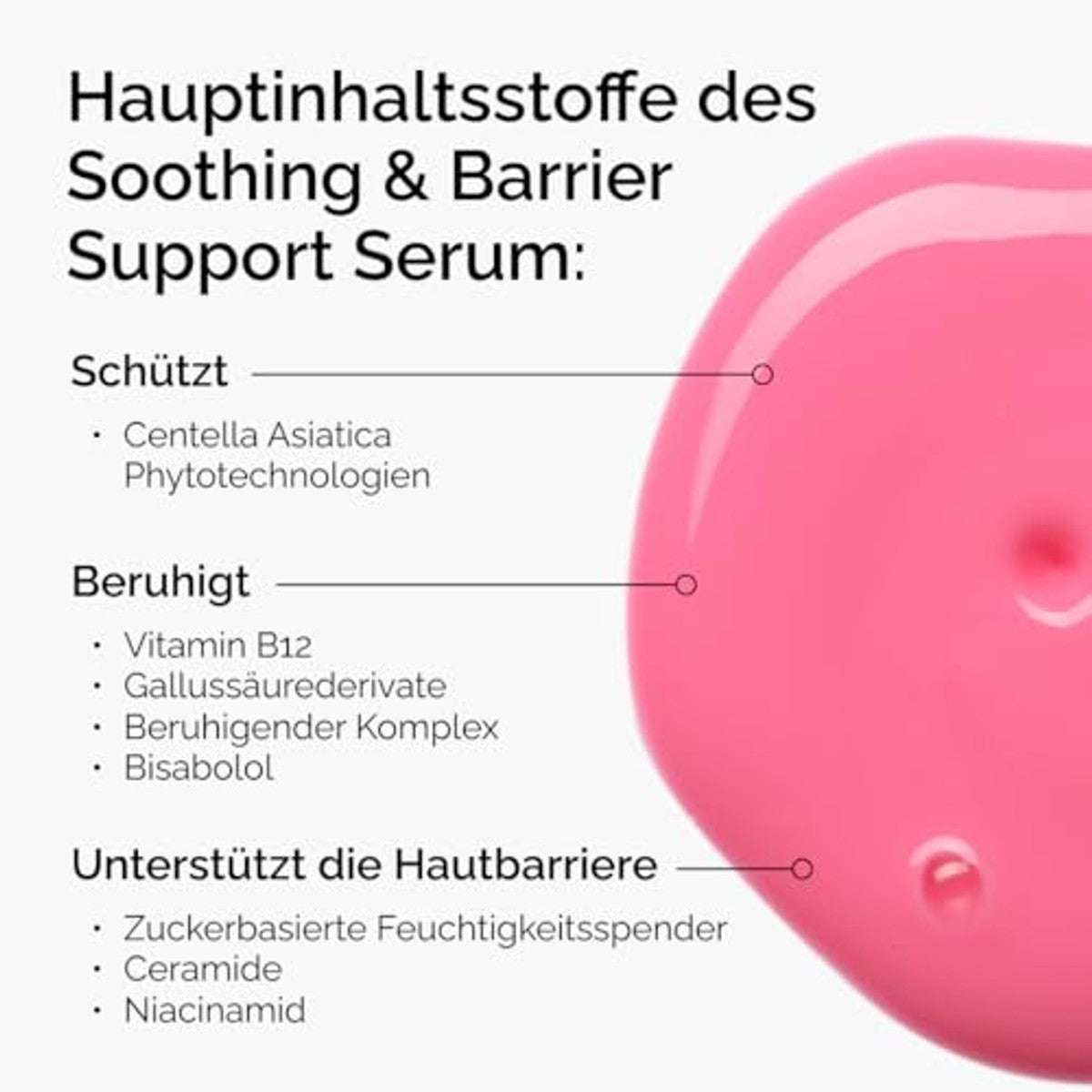The Ordinary Soothing & Barrier Support Serum, rustgevend, barrièreversterkend gezichtsserum ter vermindering van roodheid, bevordering van vocht en herstel van de huidbarrière, 30 ml