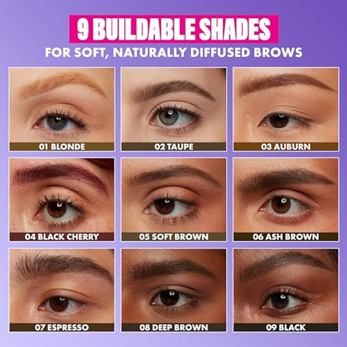 NYX PROFESSIONAL MAKEUP Powder Louder Brow Pencil Auburn 2 stuks - 3 stuks