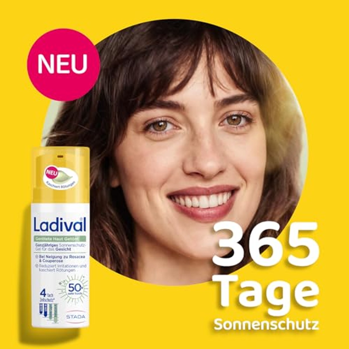 Ladival Getinte zonnecrème Rode huid SPF 50 6 x 50 ml - Voordeelverpakking