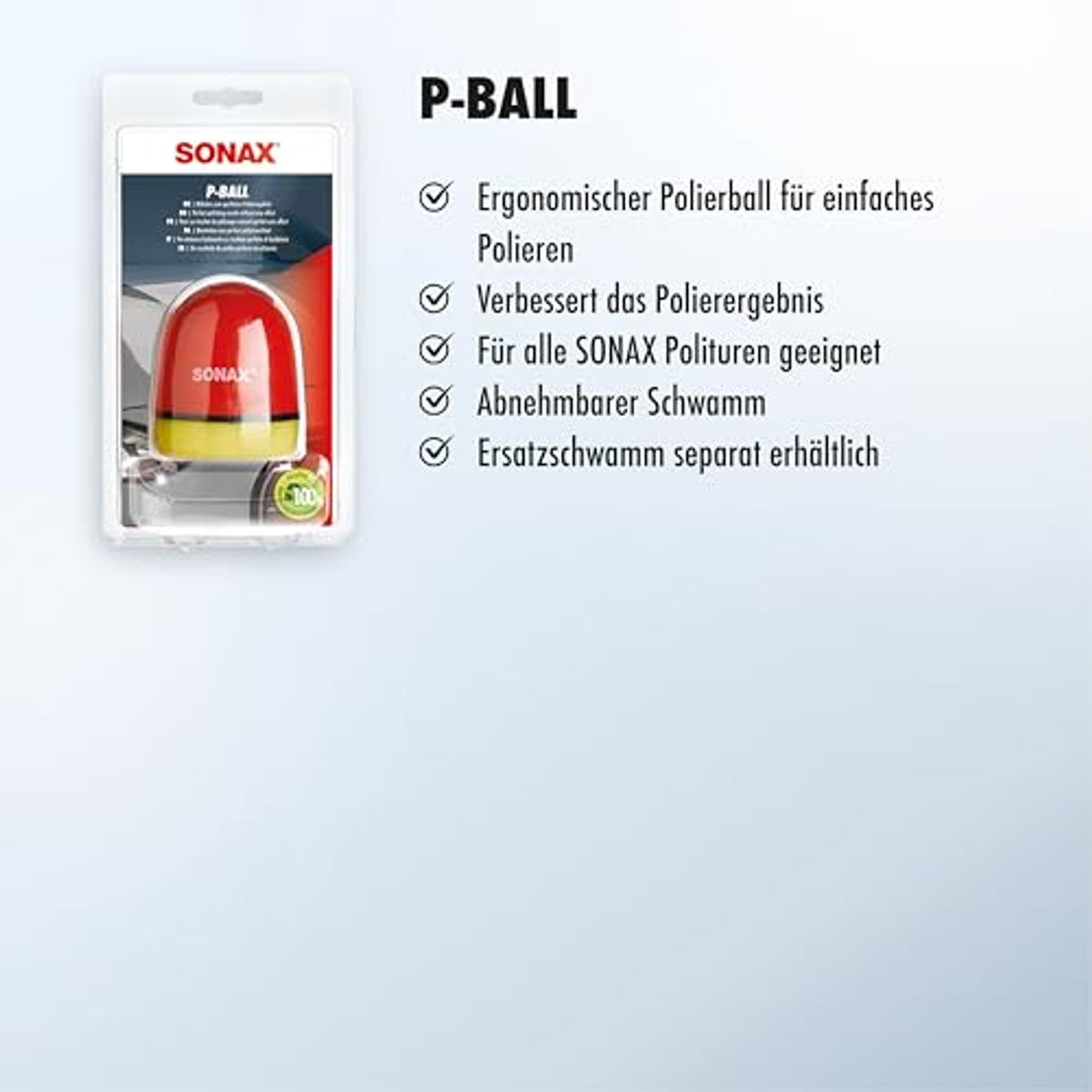 SONAX P-bal 6 x 1 stuk - Voordeelverpakking