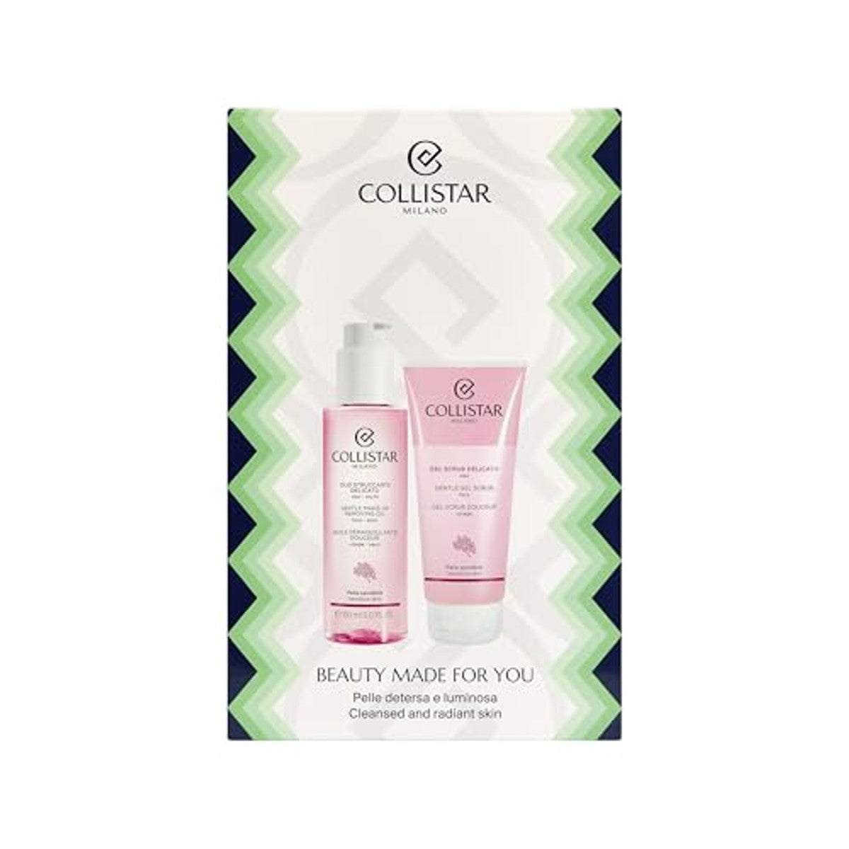 Collistar Cadeauset Zachte Reiniging Reinigingsolie 150 ml + Gezichtscrub 100 ml - 3-pack