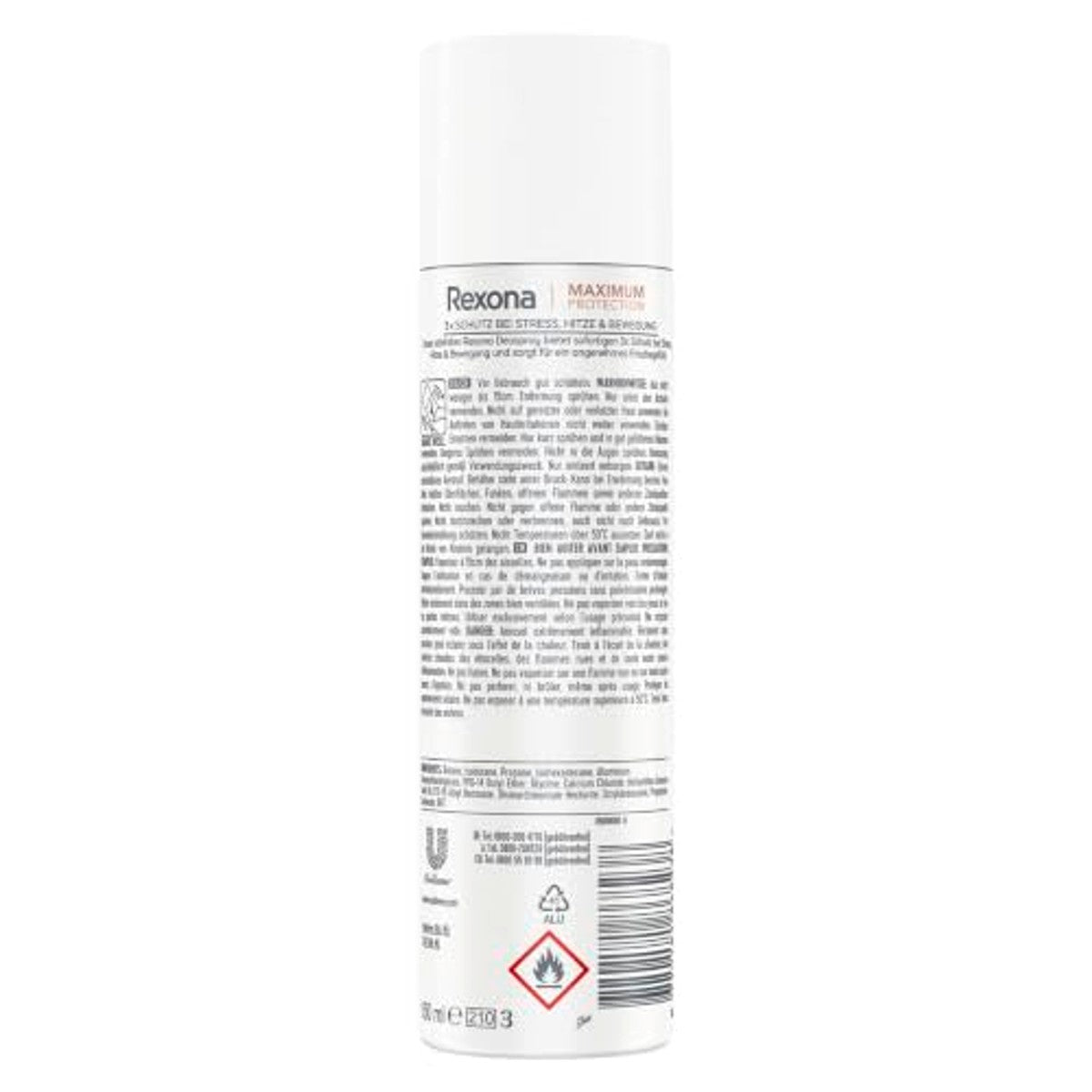 Rexona Maximum Protection Fragrance Free Deospray 6 x 150 ml - Voordeelverpakking