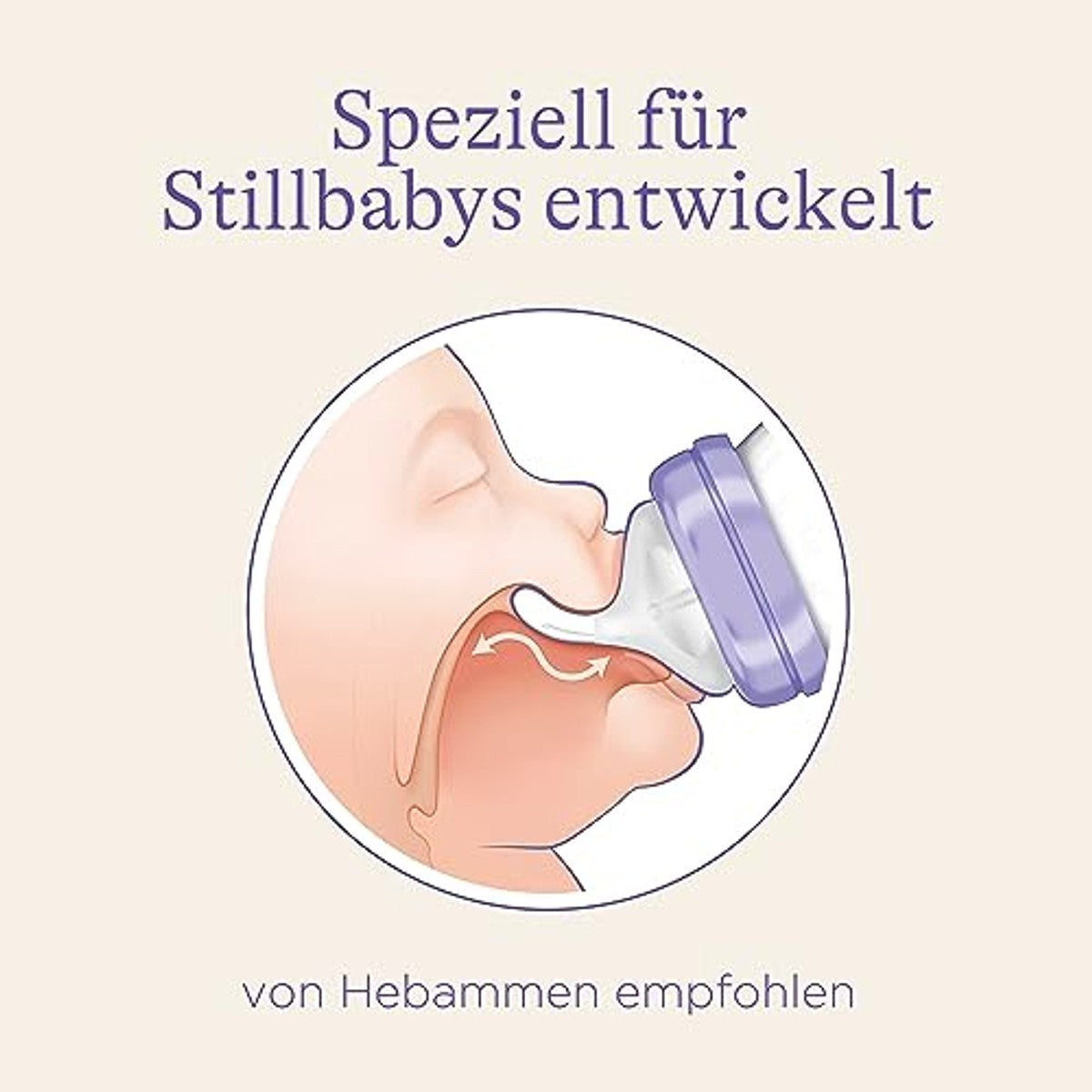 Lansinoh drinkfles met brede hals en NaturalWave-speen. glas. – Lansinoh