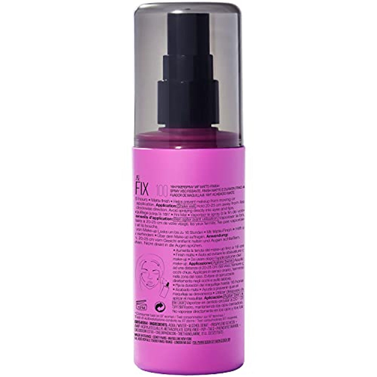 MAYBELLINE Lasting Fix Spray Transparant Vanille 100 ml - 6 stuks