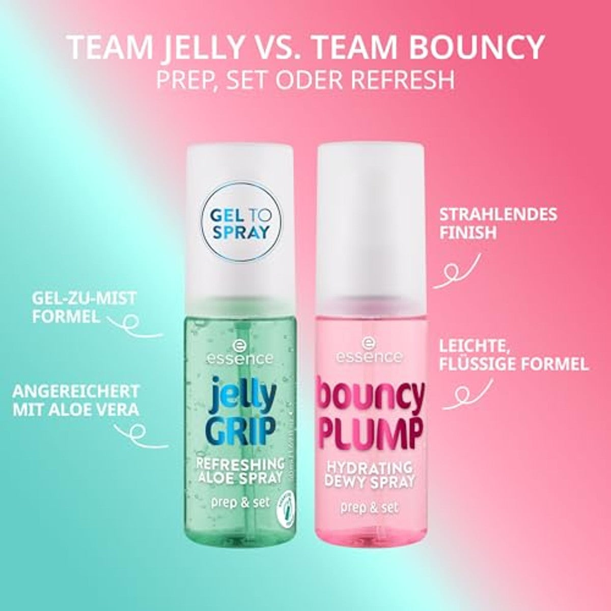 essence Bouncy Plump Hydrating Dewy Spray fixeerspray - 6-pack