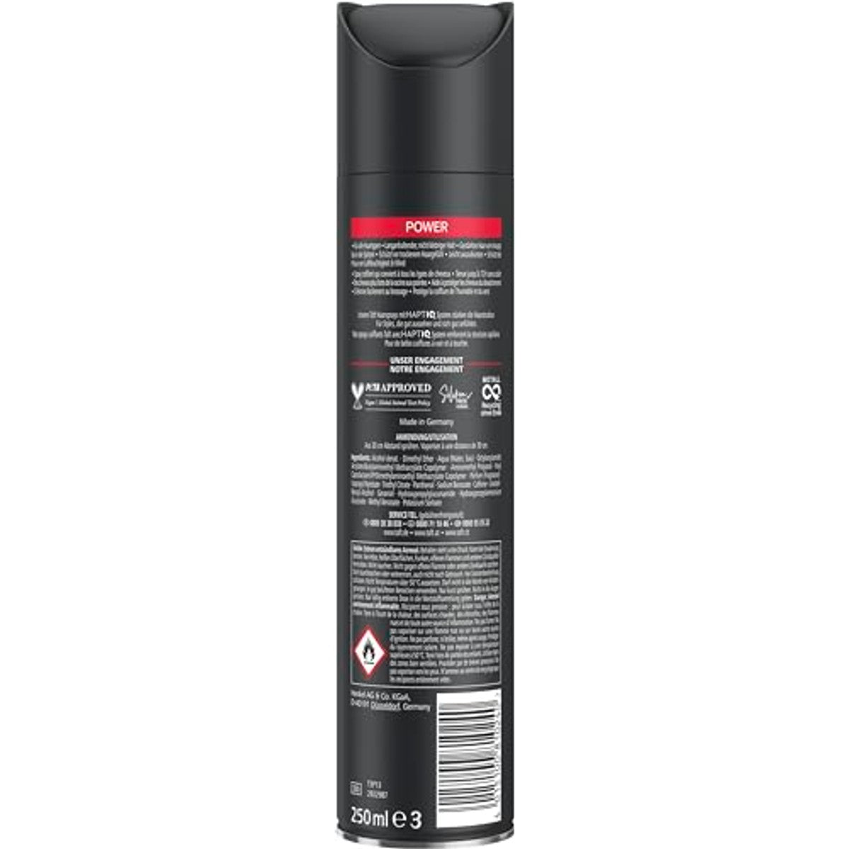 TAFT Power Haarlak houdgraad 5 3 x 250 ml - Voordeelverpakking