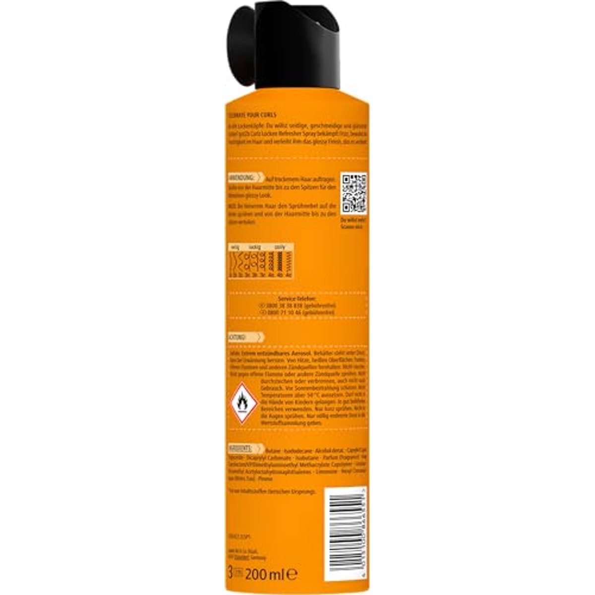 got2b Curlz Krullen Refresher Spray 6 x 200 ml – got2b