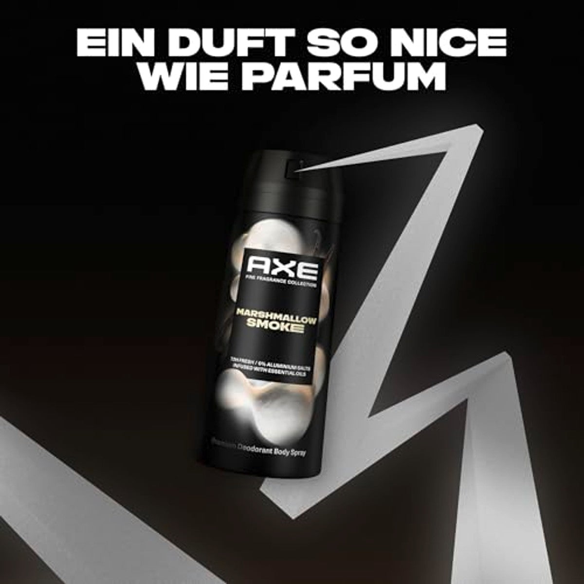 Axe Premium Bodyspray Marshmallow Smoke Deodorant 6 x 150 ml - Voordeelverpakking