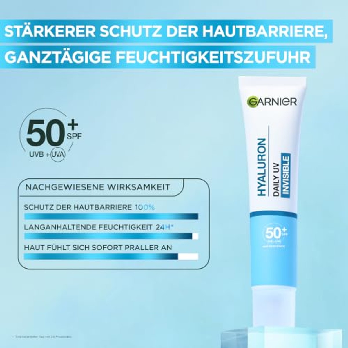 Garnier Hyaluron Barrier Protect Daily UV Fluid LSF50+ Invisible – Garnier