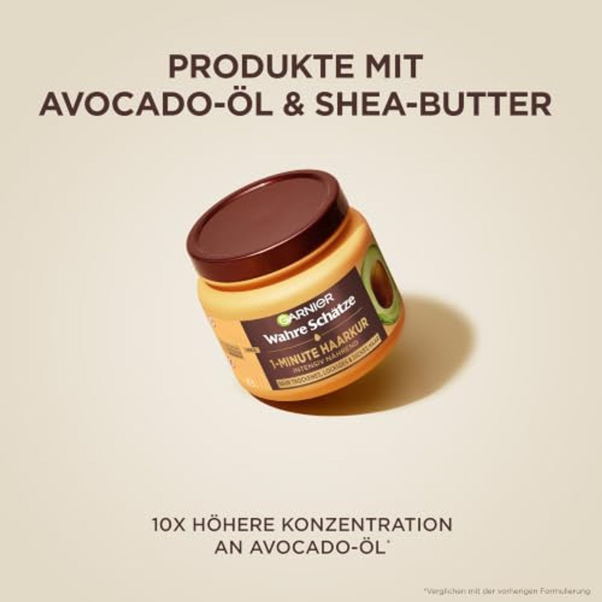 Garnier Echte Schatten 1-minuut haarkuur Avocado & Sheaboter 6 x 340 ml - Voordeelverpakking