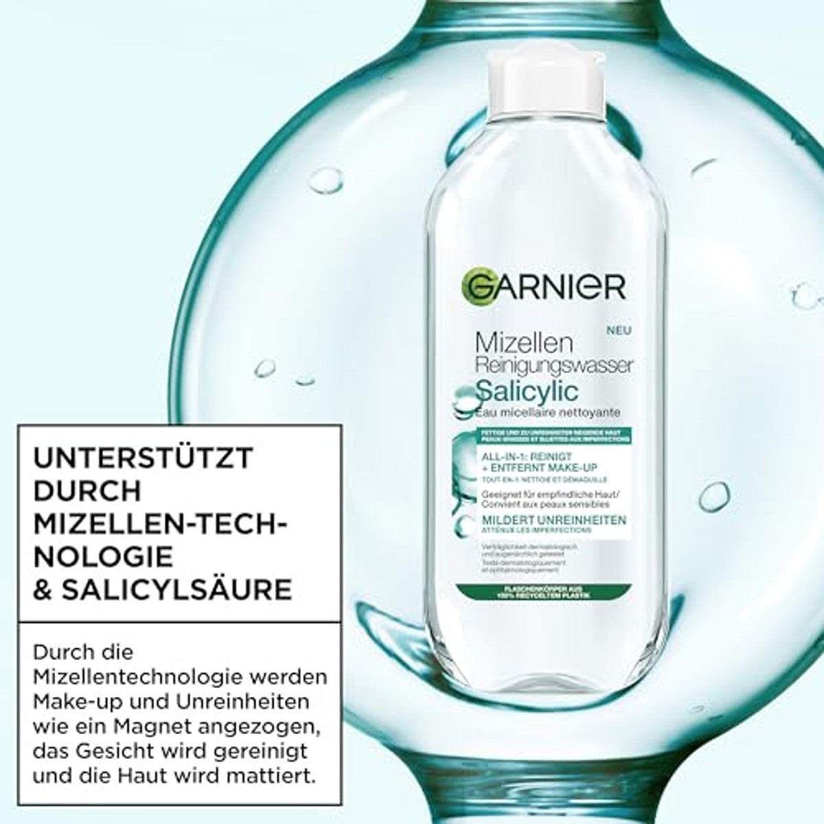Garnier Salicylic Micellair Reinigingswater 400 ml – Garnier