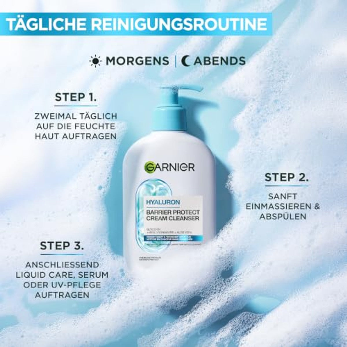 Garnier Hyaluron Barrier Protect Cream Cleanser – Garnier