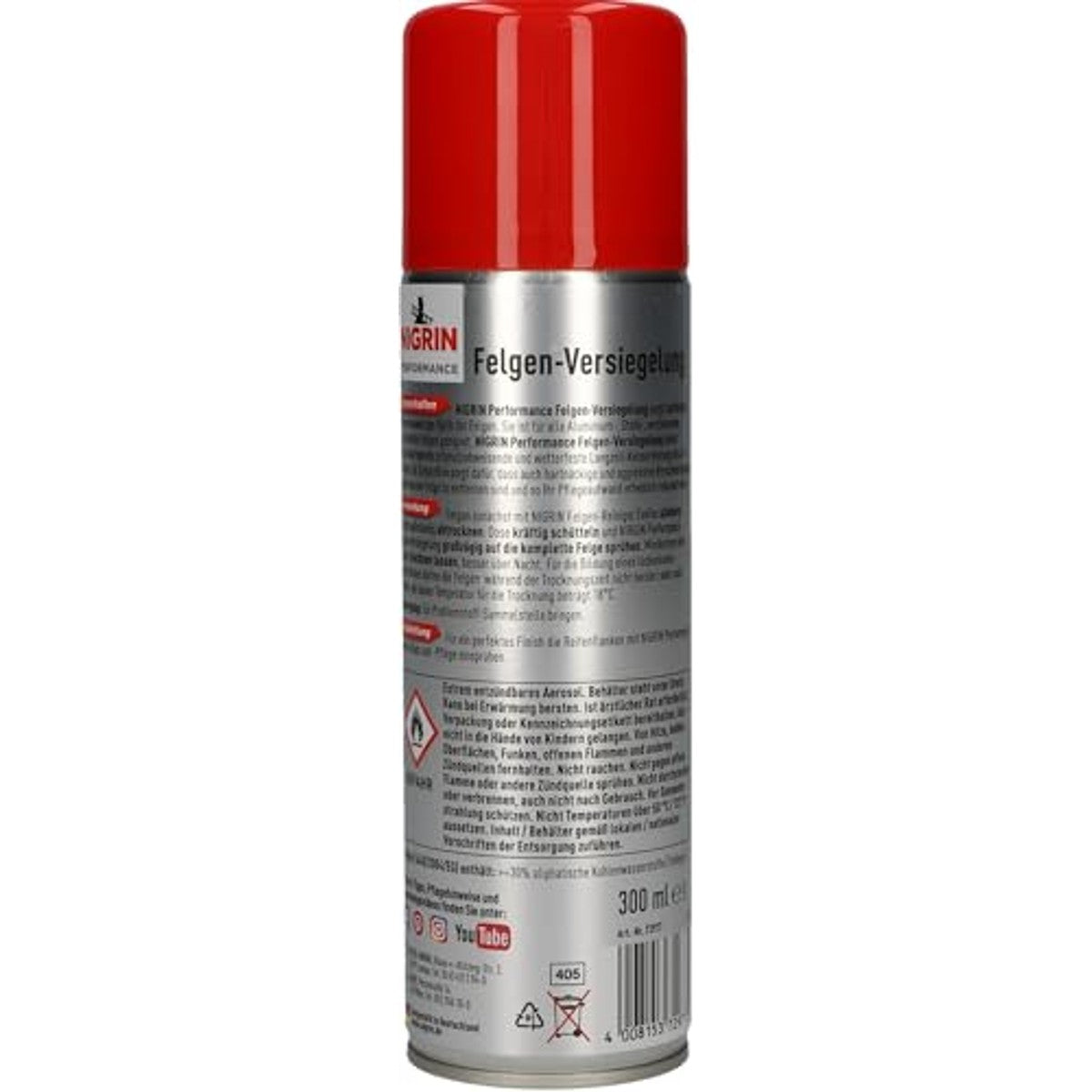 NIGRIN Aerosol velgenverzegeling rood 3 x 300 ml - Voordeelverpakking