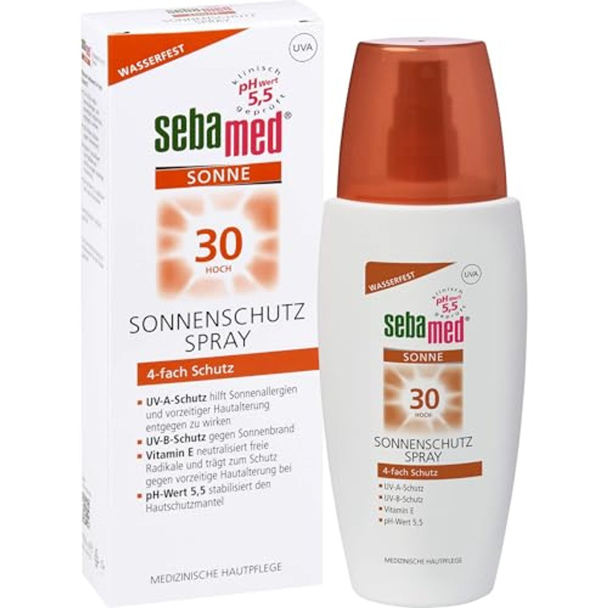 Sebamed Zonnebrandspray SPF 30, 150 ml oplossing 6 x 150 ml - Voordeelverpakking – foto 4