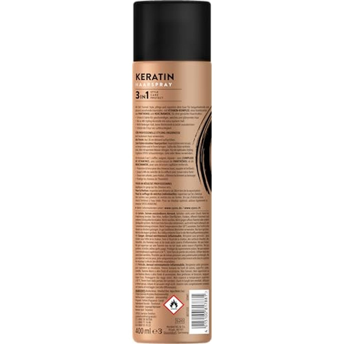 Syoss Keratine Haarspray Hold 4 – 6 x 400 ml – Syoss
