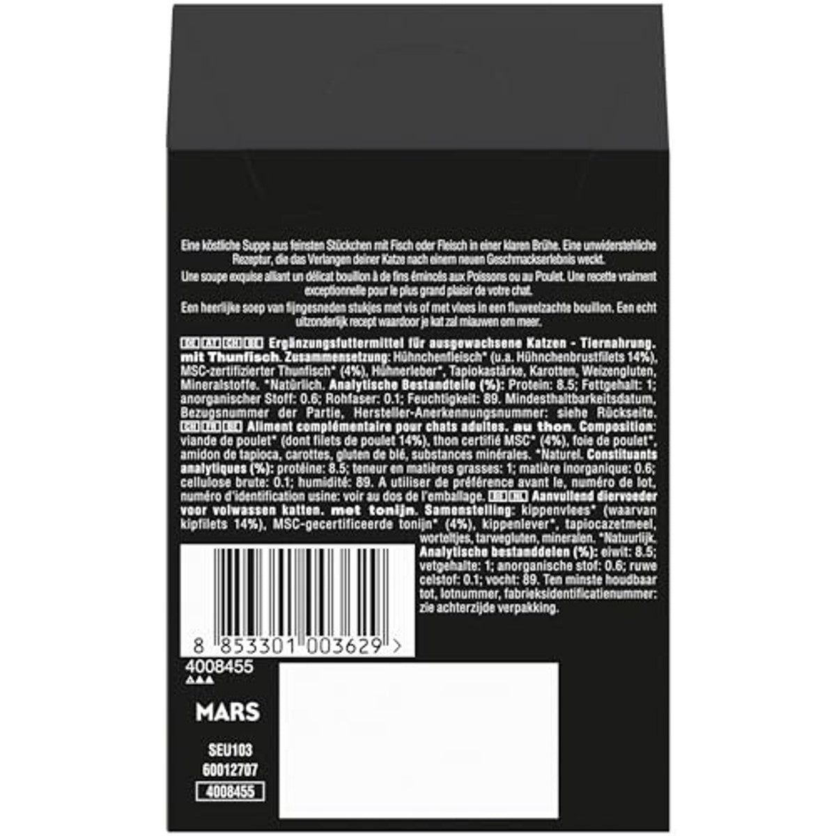 Sheba Soup Adult kattensoep tonijn 10 x 4 x 40 g - 3-pack