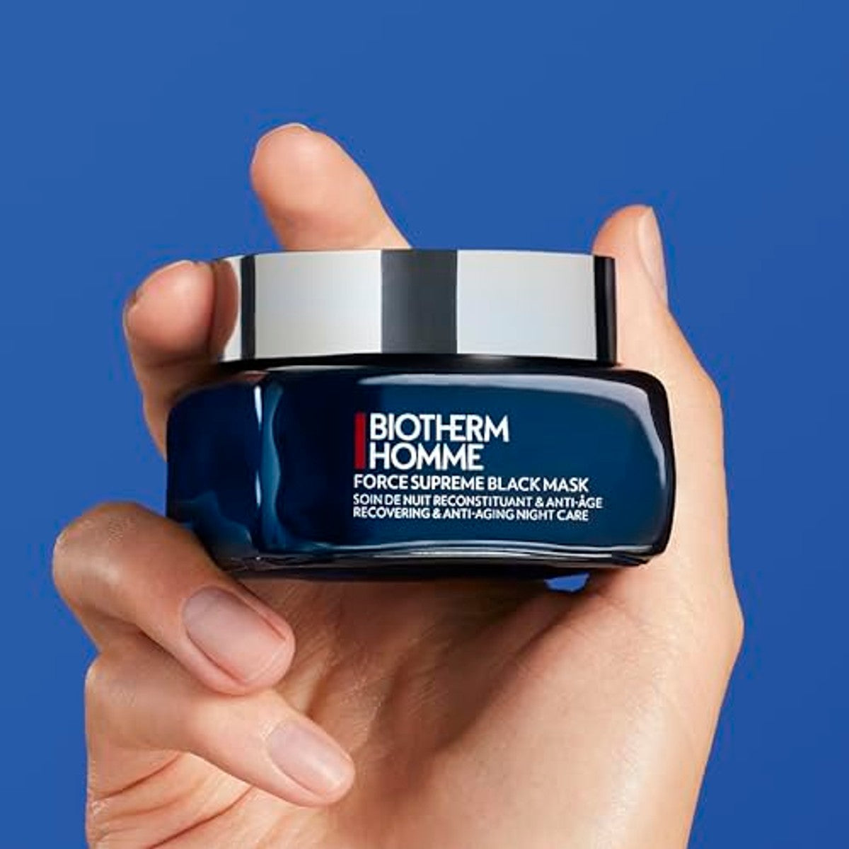 Biotherm Homme Force Supreme Black Mask Nachtcrème 50 ml - 3-pack