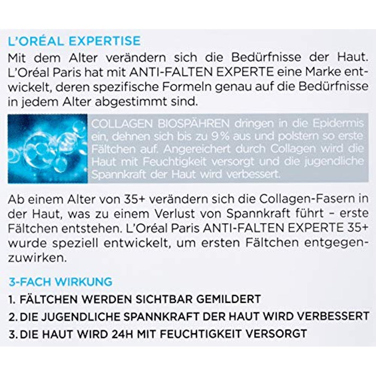 L'Oreal Paris Anti-Rimpel Expert 35+ Collageen 6 x 50 ml - Voordeelverpakking